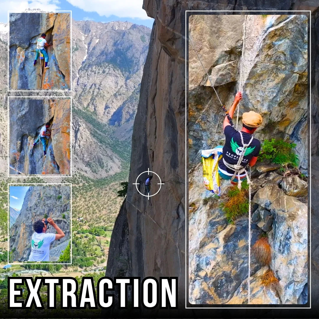Shilajit resin vs extract — Himalayan extraction on the rock face (Properdex