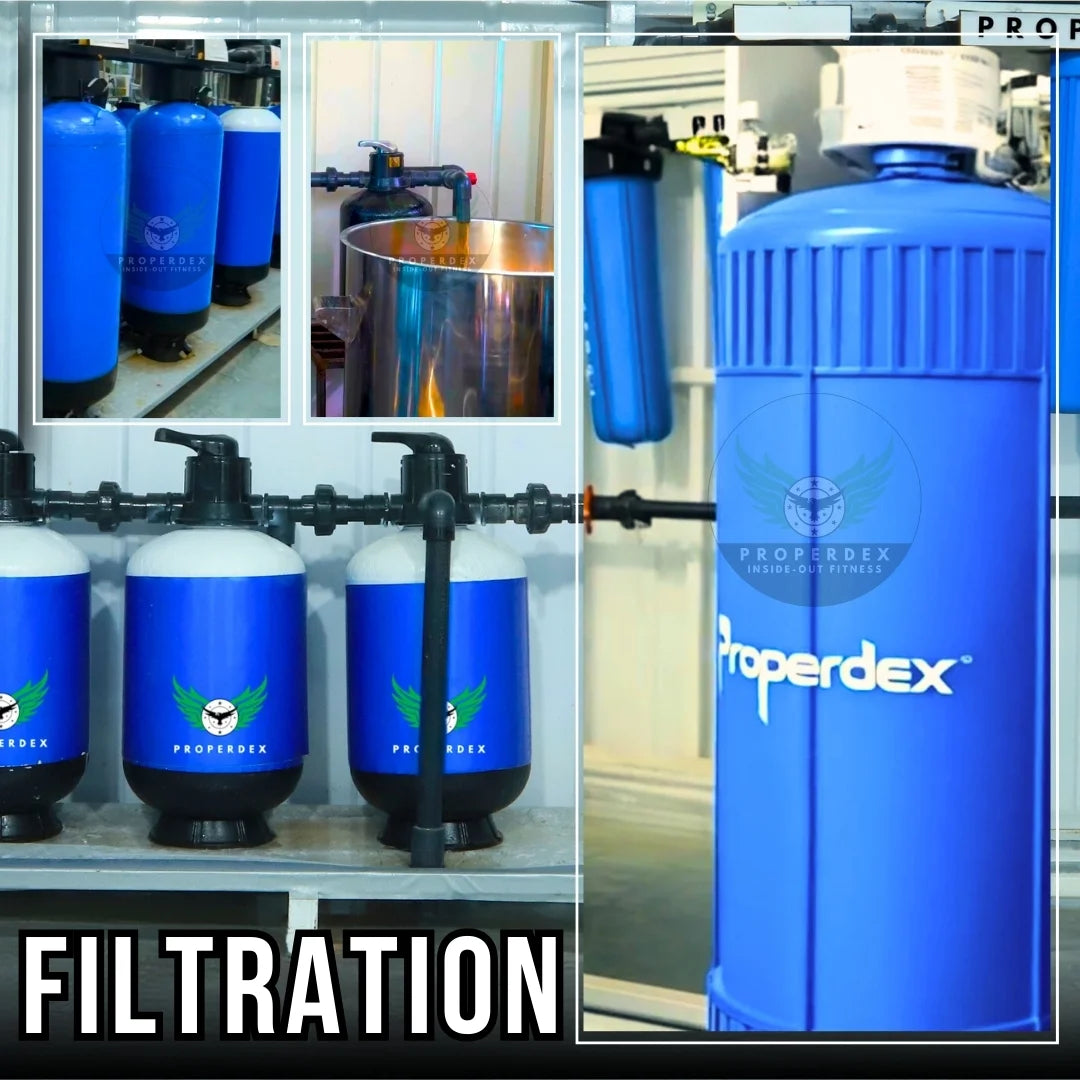 Pure shilajit filtration — purified, high quality shilajit resin in plant.